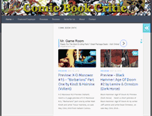 Tablet Screenshot of comicbookcritic.net